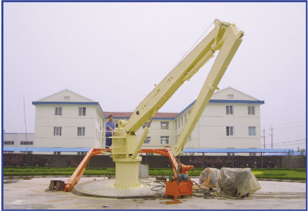 Marine Hydraulic folding crane