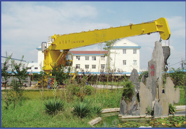 Marine Cylinder Luffing Crane